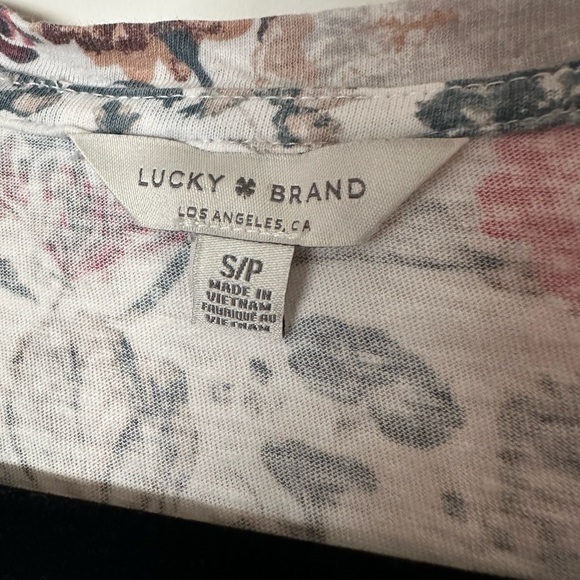 Lucky Brand Women’s Floral Blouse 100% Cotton - Picture 3 of 5